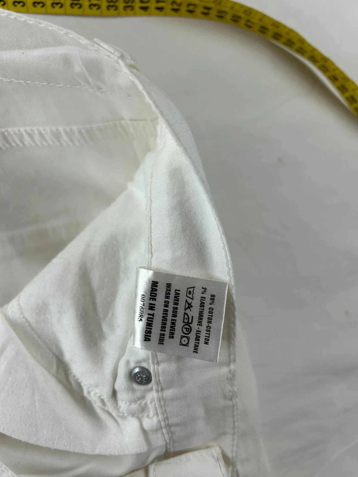 Witte slim fit jeans van Ober – photo 10